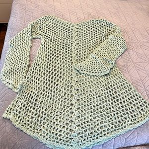 Crochet 💚 Dress/ shirt coverup